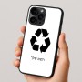 כיסוי בעיצוב אישי עם השם שלך לדגם - Apple iPhone 16 Pro בעיצוב למחזר