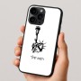 כיסוי בעיצוב אישי עם השם שלך לדגם - Apple iPhone 16 Pro בעיצוב פסל החירות