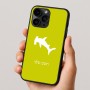כיסוי בעיצוב אישי עם השם שלך לדגם - Apple iPhone 16 Pro בעיצוב כריש ראש פטיש