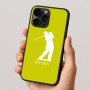 כיסוי בעיצוב אישי עם השם שלך לדגם - Apple iPhone 16 Pro בעיצוב שחקן גולף