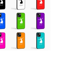 כיסוי בעיצוב אישי עם השם שלך לדגם - Apple iPhone 16 בעיצוב בלרינה