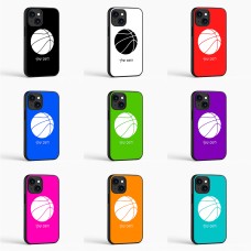 כיסוי בעיצוב אישי עם השם שלך לדגם - Apple iPhone 16 בעיצוב כדורסל
