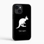 כיסוי בעיצוב אישי עם השם שלך לדגם - Apple iPhone 16 בעיצוב קנגורו