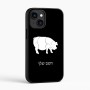 כיסוי בעיצוב אישי עם השם שלך לדגם - Apple iPhone 16 בעיצוב חזיר