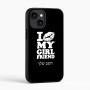 כיסוי בעיצוב אישי עם השם שלך לדגם - Apple iPhone 16 בעיצוב לנשק את החברה שלי