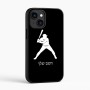כיסוי בעיצוב אישי עם השם שלך לדגם - Apple iPhone 16 בעיצוב שחקן בייסבול