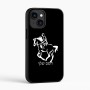 כיסוי בעיצוב אישי עם השם שלך לדגם - Apple iPhone 16 בעיצוב רוכב סוסים 2