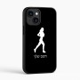 כיסוי בעיצוב אישי עם השם שלך לדגם - Apple iPhone 16 בעיצוב רץ רץ אישה