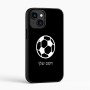כיסוי בעיצוב אישי עם השם שלך לדגם - Apple iPhone 16 בעיצוב כדורגל כדור כדורגל