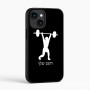 כיסוי בעיצוב אישי עם השם שלך לדגם - Apple iPhone 16 בעיצוב הרמת משקולות