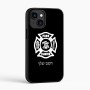 כיסוי בעיצוב אישי עם השם שלך לדגם - Apple iPhone 16 בעיצוב כבאי - תגית