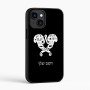 כיסוי בעיצוב אישי עם השם שלך לדגם - Apple iPhone 16 בעיצוב פרחי קרן