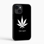 כיסוי בעיצוב אישי עם השם שלך לדגם - Apple iPhone 16 בעיצוב עלה מריחואנה - גראס