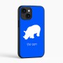 כיסוי בעיצוב אישי עם השם שלך לדגם - Apple iPhone 16 בעיצוב קרנף