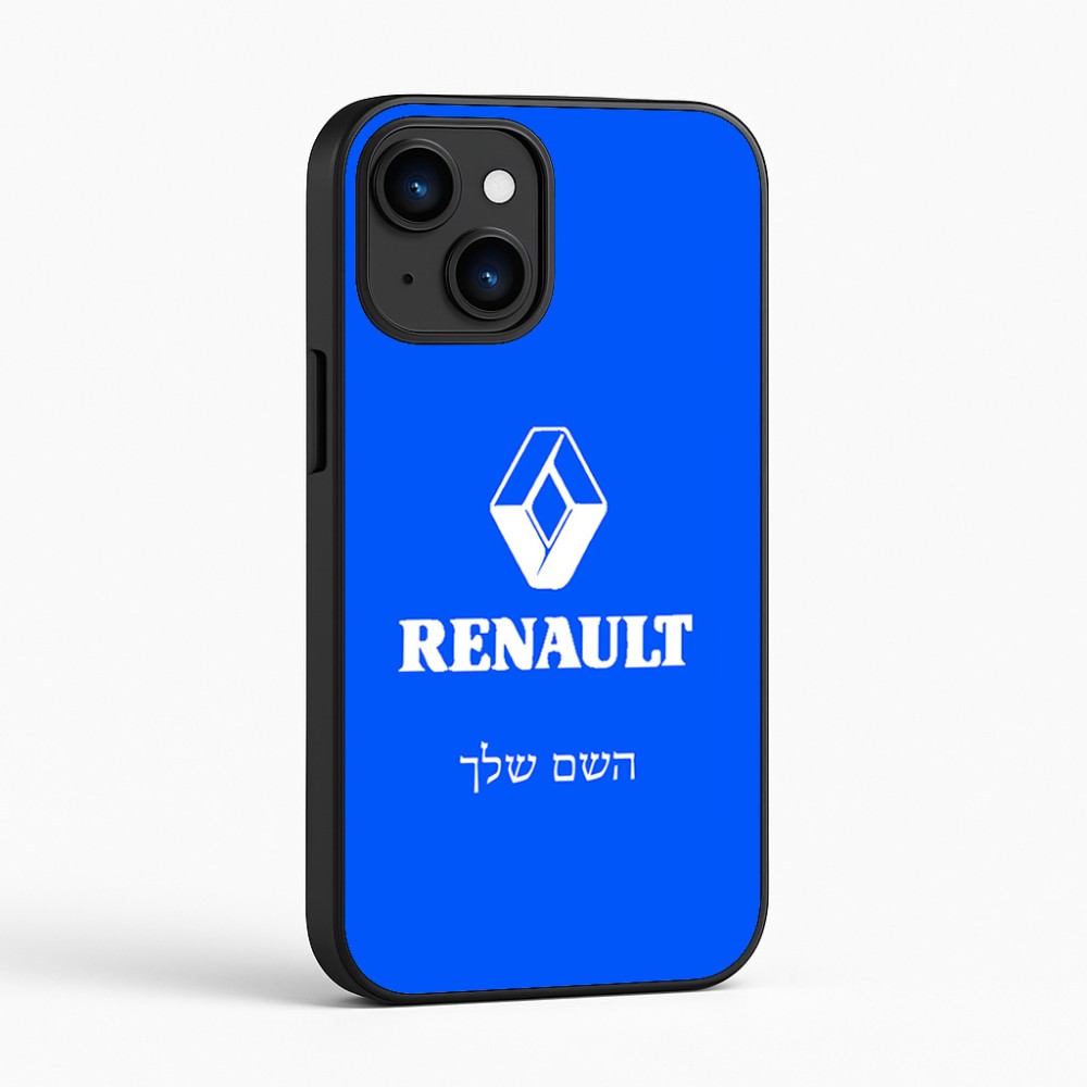 כיסוי בעיצוב אישי עם השם שלך לדגם - Apple iPhone 16 בעיצוב רנו