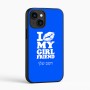 כיסוי בעיצוב אישי עם השם שלך לדגם - Apple iPhone 16 בעיצוב לנשק את החברה שלי