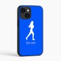 כיסוי בעיצוב אישי עם השם שלך לדגם - Apple iPhone 16 בעיצוב רץ רץ אישה