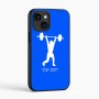 כיסוי בעיצוב אישי עם השם שלך לדגם - Apple iPhone 16 בעיצוב הרמת משקולות