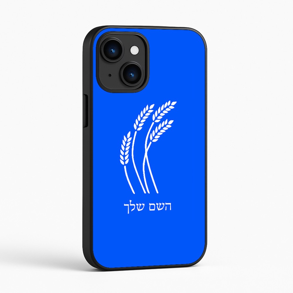 כיסוי בעיצוב אישי עם השם שלך לדגם - Apple iPhone 16 בעיצוב חיטה גלית זהב