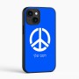 כיסוי בעיצוב אישי עם השם שלך לדגם - Apple iPhone 16 בעיצוב סמל השלום