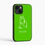 כיסוי בעיצוב אישי עם השם שלך לדגם - Apple iPhone 16 בעיצוב חתול