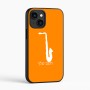 כיסוי בעיצוב אישי עם השם שלך לדגם - Apple iPhone 16 בעיצוב סקסופון