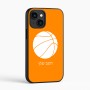 כיסוי בעיצוב אישי עם השם שלך לדגם - Apple iPhone 16 בעיצוב כדורסל