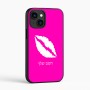 כיסוי בעיצוב אישי עם השם שלך לדגם - Apple iPhone 16 בעיצוב שפתיים - נשיקה