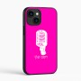 כיסוי בעיצוב אישי עם השם שלך לדגם - Apple iPhone 16 בעיצוב מיקרופון