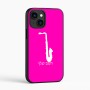 כיסוי בעיצוב אישי עם השם שלך לדגם - Apple iPhone 16 בעיצוב סקסופון