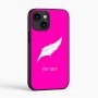 כיסוי בעיצוב אישי עם השם שלך לדגם - Apple iPhone 16 בעיצוב נוצת נוצה