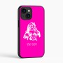 כיסוי בעיצוב אישי עם השם שלך לדגם - Apple iPhone 16 בעיצוב סנטה קלאוס
