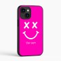 כיסוי בעיצוב אישי עם השם שלך לדגם - Apple iPhone 16 בעיצוב סמיילי