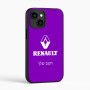 כיסוי בעיצוב אישי עם השם שלך לדגם - Apple iPhone 16 בעיצוב רנו