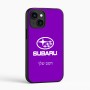 כיסוי בעיצוב אישי עם השם שלך לדגם - Apple iPhone 16 בעיצוב סובארו