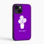 כיסוי בעיצוב אישי עם השם שלך לדגם - Apple iPhone 16 בעיצוב פרח
