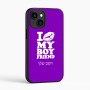 כיסוי בעיצוב אישי עם השם שלך לדגם - Apple iPhone 16 בעיצוב נשקי את חבר שלי