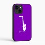 כיסוי בעיצוב אישי עם השם שלך לדגם - Apple iPhone 16 בעיצוב סקסופון