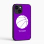 כיסוי בעיצוב אישי עם השם שלך לדגם - Apple iPhone 16 בעיצוב כדורסל