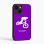 כיסוי בעיצוב אישי עם השם שלך לדגם - Apple iPhone 16 בעיצוב רוכב אופניים
