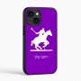 כיסוי בעיצוב אישי עם השם שלך לדגם - Apple iPhone 16 בעיצוב שחקן פולו - סוס
