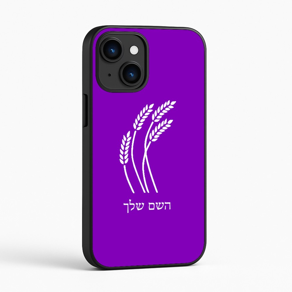 כיסוי בעיצוב אישי עם השם שלך לדגם - Apple iPhone 16 בעיצוב חיטה גלית זהב