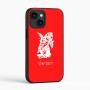 כיסוי בעיצוב אישי עם השם שלך לדגם - Apple iPhone 16 בעיצוב ארנב מחזיק גזר