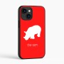 כיסוי בעיצוב אישי עם השם שלך לדגם - Apple iPhone 16 בעיצוב קרנף