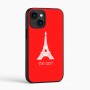 כיסוי בעיצוב אישי עם השם שלך לדגם - Apple iPhone 16 בעיצוב מגדל אייפל