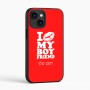 כיסוי בעיצוב אישי עם השם שלך לדגם - Apple iPhone 16 בעיצוב נשקי את חבר שלי