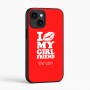 כיסוי בעיצוב אישי עם השם שלך לדגם - Apple iPhone 16 בעיצוב לנשק את החברה שלי