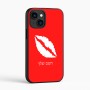 כיסוי בעיצוב אישי עם השם שלך לדגם - Apple iPhone 16 בעיצוב שפתיים - נשיקה