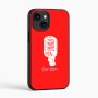 כיסוי בעיצוב אישי עם השם שלך לדגם - Apple iPhone 16 בעיצוב מיקרופון