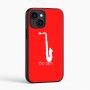 כיסוי בעיצוב אישי עם השם שלך לדגם - Apple iPhone 16 בעיצוב סקסופון